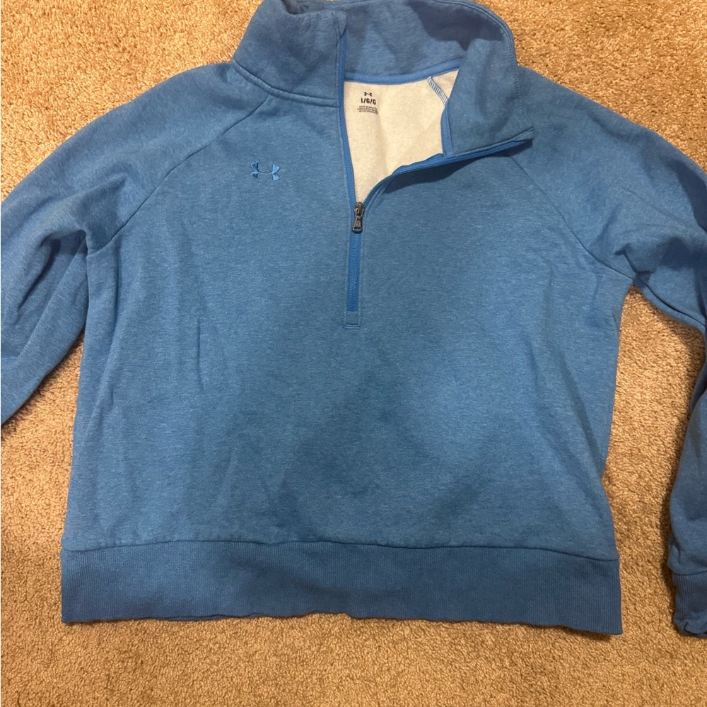 Under Armour Light Blue Fleece Pullover